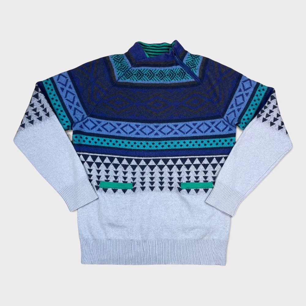 Title Nine merino wool gorgeous soft sweater Amazing Pattern
